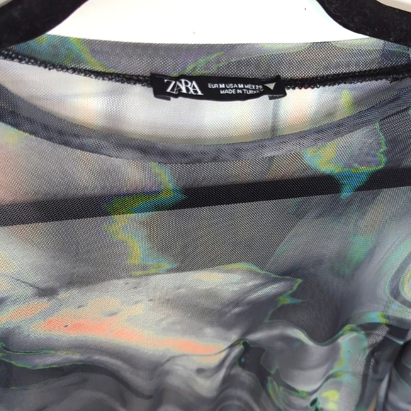 ✨NWOT Zara Tulle Bodysuit ✨ - Picture 4 of 5